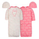 4-Piece Organic Baby Girls Floral Gown and Cap Set-Gerber Childrenswear Wholesale