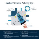 Baby Space Crinkle Toy-Gerber Childrenswear Wholesale