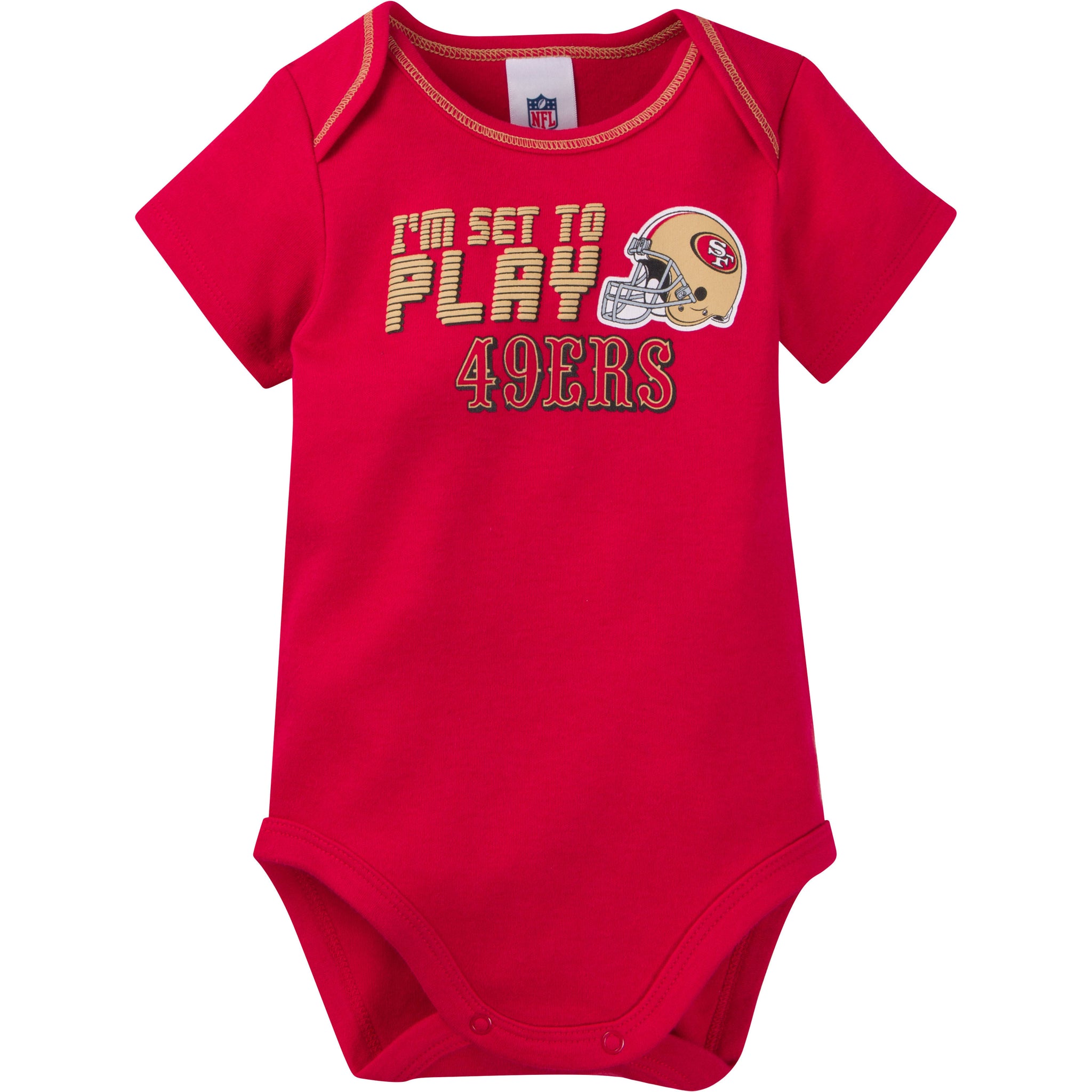 3-Piece Baby Boys 49Ers Bodysuit, Sleep 'N Play, & Cap Set-Gerber Childrenswear Wholesale