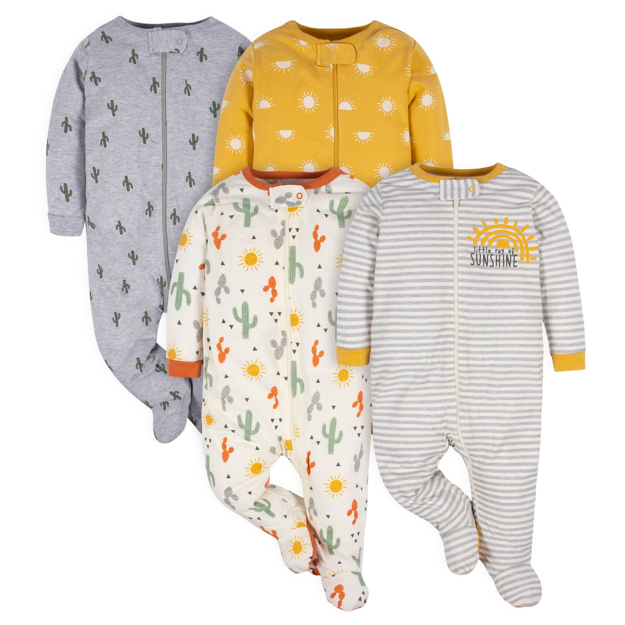 4-Pack Baby Neutral Southwest Sleep 'N Plays-Gerber Childrenswear Wholesale