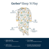 Baby Neutral Kind World Sleep 'N Play-Gerber Childrenswear Wholesale