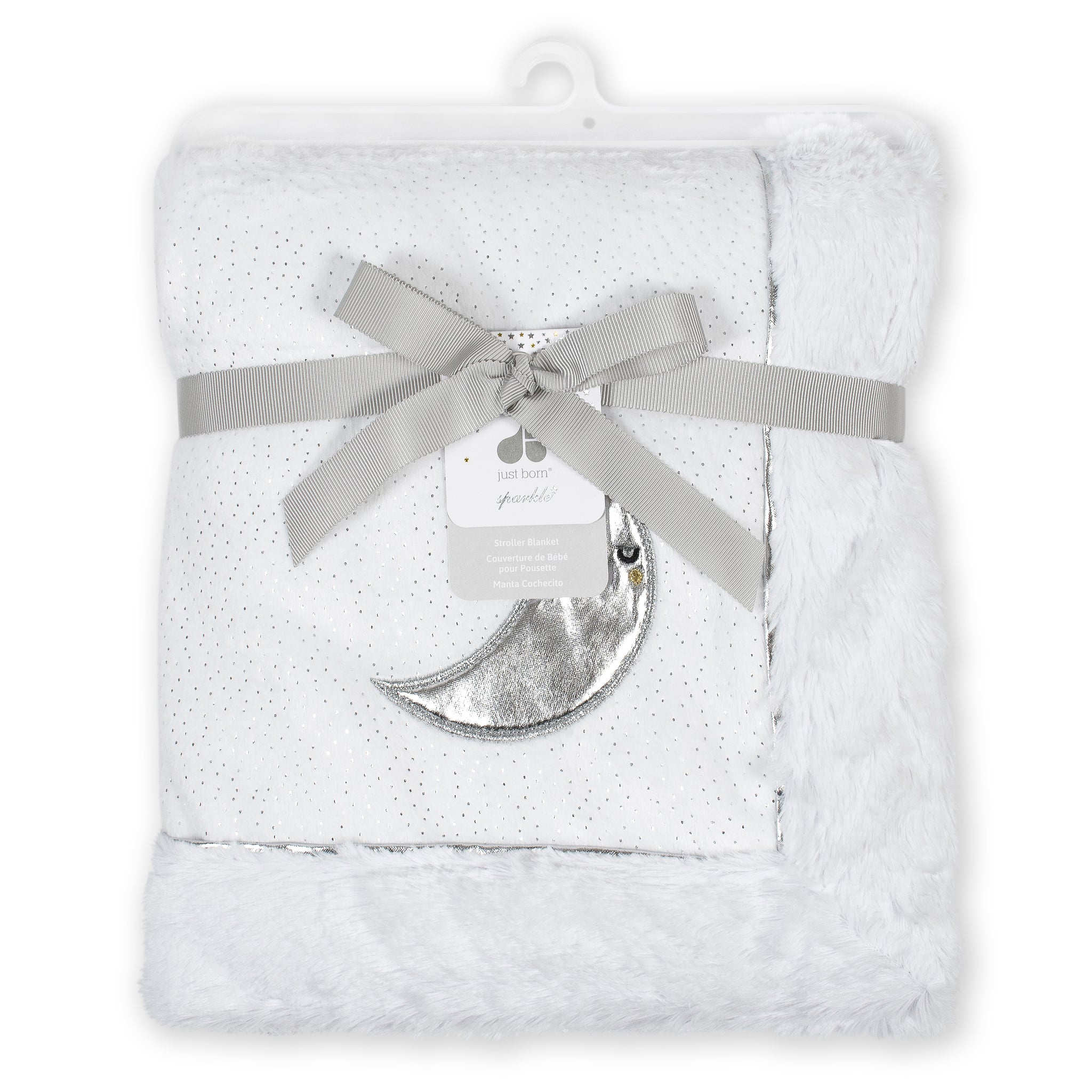 Baby Neutral Moon Plush Blanket-Gerber Childrenswear Wholesale