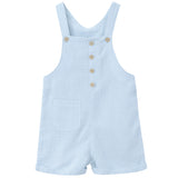 Infant & Toddler Blue Gauze Shortall-Gerber Childrenswear Wholesale