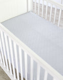 Just Born Dream Fitted Crib Sheet, Gray Geometric-Gerber Childrenswear Wholesale