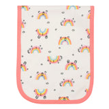 4-Pack Baby Girls Rainbow Burp Cloths-Gerber Childrenswear Wholesale