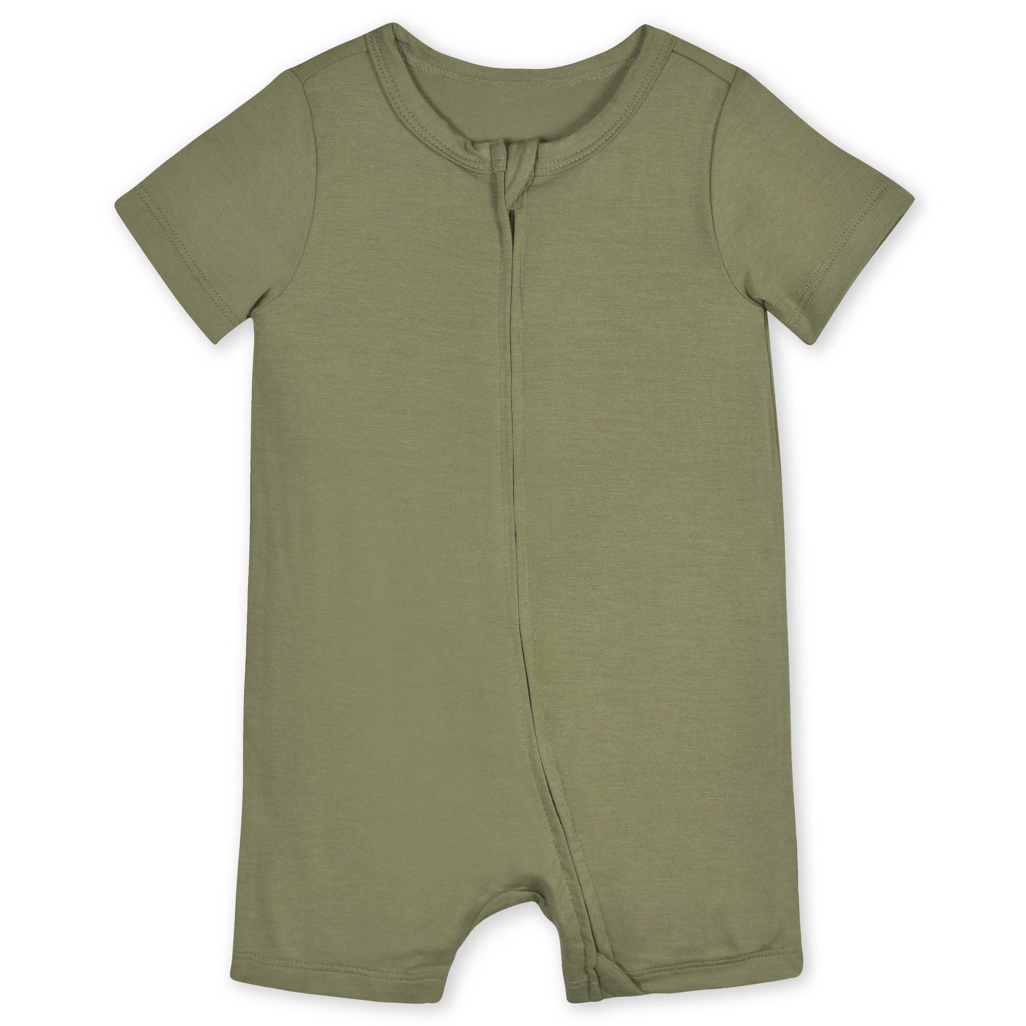Baby Moss Buttery Soft Viscose Made from Eucalyptus Snug Fit Romper-Gerber Childrenswear Wholesale