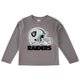 Las Vegas Raiders Toddler Boys Long Sleeve Logo Tee-Gerber Childrenswear Wholesale