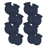 8-Pack Baby Navy No Scratch Mittens-Gerber Childrenswear Wholesale