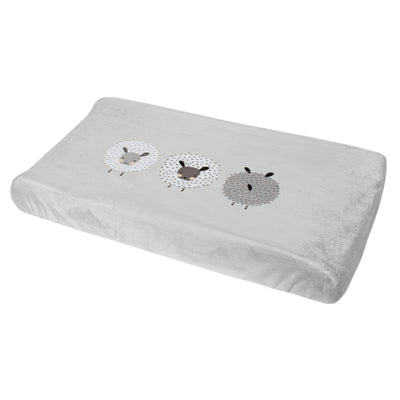 Baby Neutral Counting Sheep Changing Pad Cover-Gerber Childrenswear Wholesale