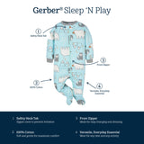 Baby Boys Polar Pals Sleep 'N Play-Gerber Childrenswear Wholesale