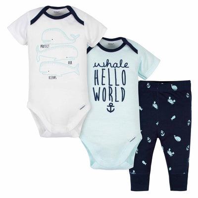 3-Piece Baby Boys Under The Sea Take Me Home Set-Gerber Childrenswear Wholesale