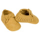 Baby Girls Taupe Fringe Faux Suede Shoes-Gerber Childrenswear Wholesale