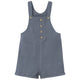 Infant & Toddler Slate Blue Gauze Shortall-Gerber Childrenswear Wholesale