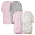 4-Pack Baby Girls Bunny Lap Shoulder Gowns-Gerber Childrenswear Wholesale