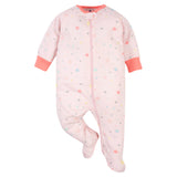 3-Pack Baby Girls Rainbow Sleep N Plays-Gerber Childrenswear Wholesale