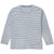Infant & Toddler Gray Heather Striped Sweater With Pocket-Gerber Childrenswear Wholesale