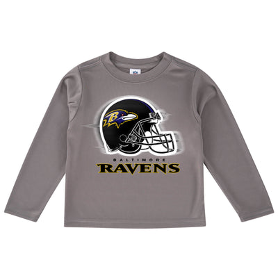 Baltimore Ravens Toddler Boys' Long Sleeve Logo Tee-Gerber Childrenswear Wholesale