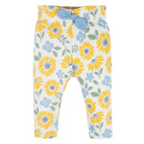 3-Piece Baby Girls Sunny Garden Onesies® Bodysuit, Pants & Headband Set-Gerber Childrenswear Wholesale