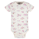 8-Pack Baby Girls Lavender Garden Onesies® Bodysuits-Gerber Childrenswear Wholesale