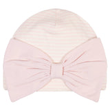 4-Piece Organic Baby Girls Wild Flower Caps & No Scratch Mittens Set-Gerber Childrenswear Wholesale