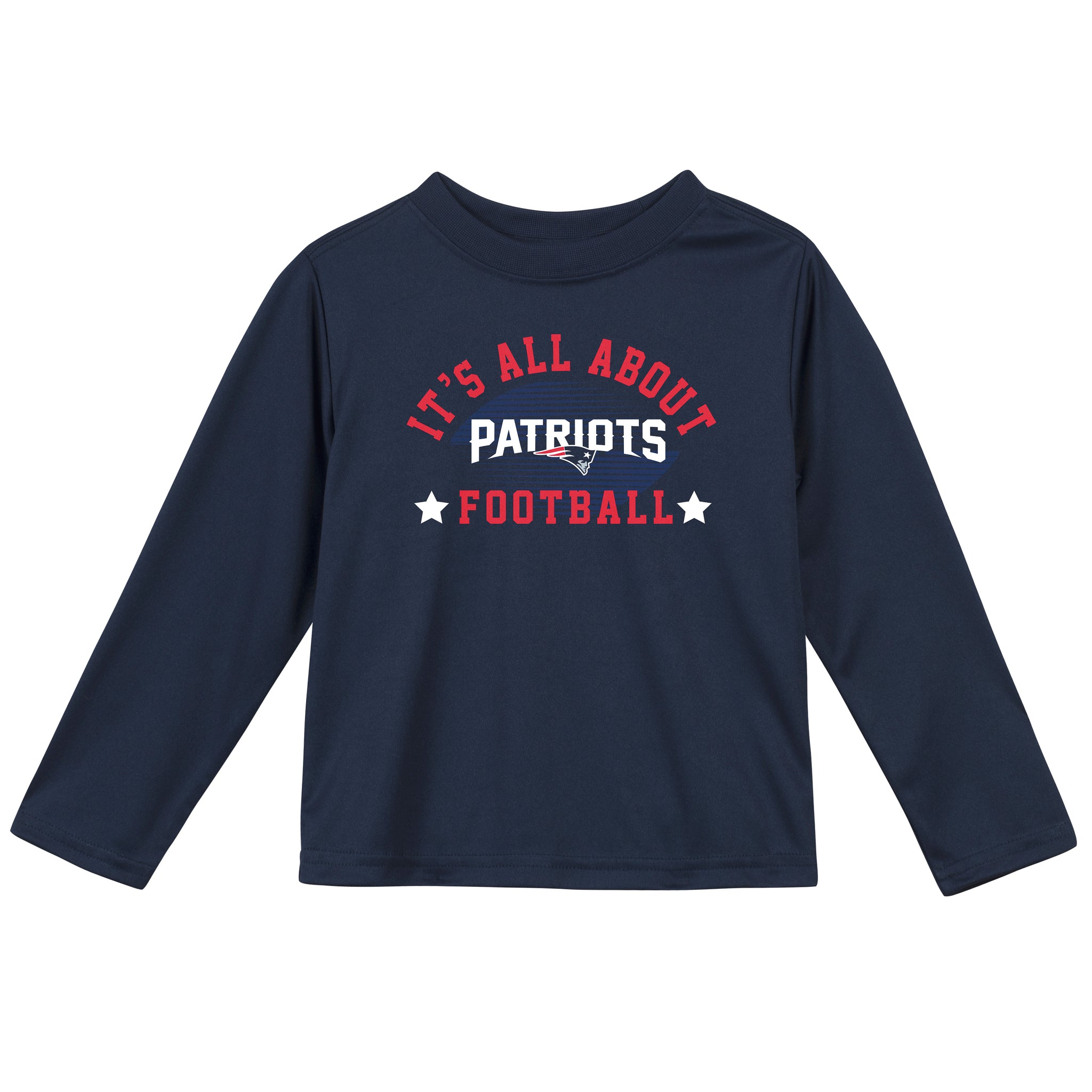 New England Patriots Long Sleeve Tee-Gerber Childrenswear Wholesale