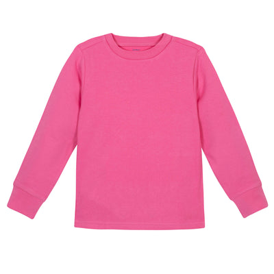 Premium Long Sleeve Tee in Hot Pink-Gerber Childrenswear Wholesale