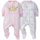 2-Pack Baby Girls Castle Sleep 'n Plays-Gerber Childrenswear Wholesale
