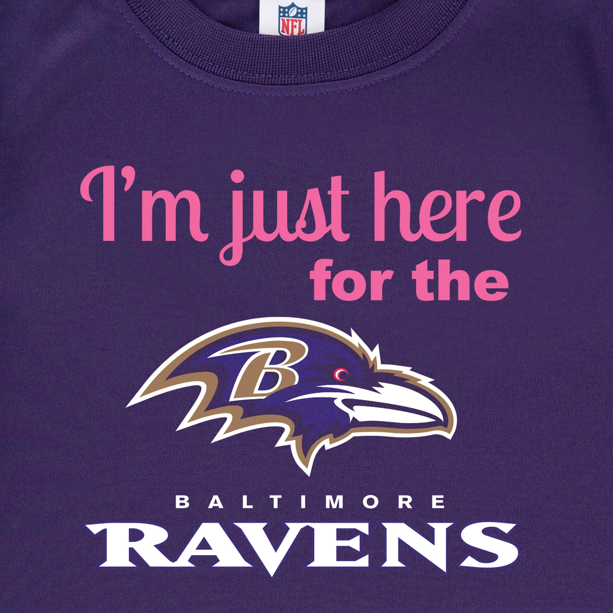 Baltimore Ravens Short Sleeve Tee-Gerber Childrenswear Wholesale