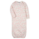 2-Piece Baby Girls Appley Sweet Gown & Cap Set-Gerber Childrenswear Wholesale