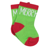 8-Pack Holiday Jersey Crew Wiggle Proof Socks-Gerber Childrenswear Wholesale