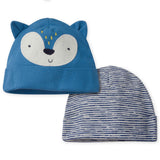 2-Pack Baby Boys Fox Caps-Gerber Childrenswear Wholesale