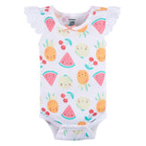 4-Pack Baby Girls Summer Sweets Sleeveless Onesies® Bodysuits-Gerber Childrenswear Wholesale