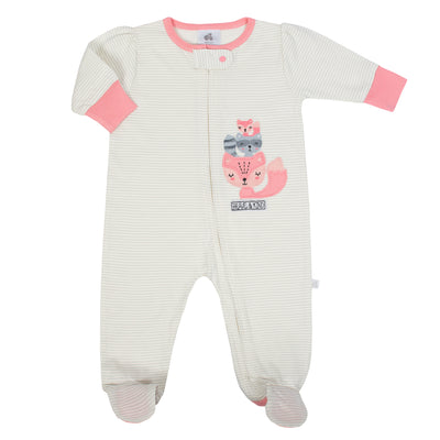 Just Born® Baby Girls Fox Organic Sleep 'n Play-Gerber Childrenswear Wholesale