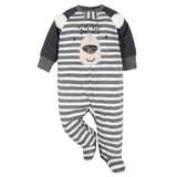 3-Pack Baby Boys Bear Sleep 'N Plays-Gerber Childrenswear Wholesale