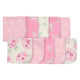10-Pack Baby Girls Floral Washcloths-Gerber Childrenswear Wholesale