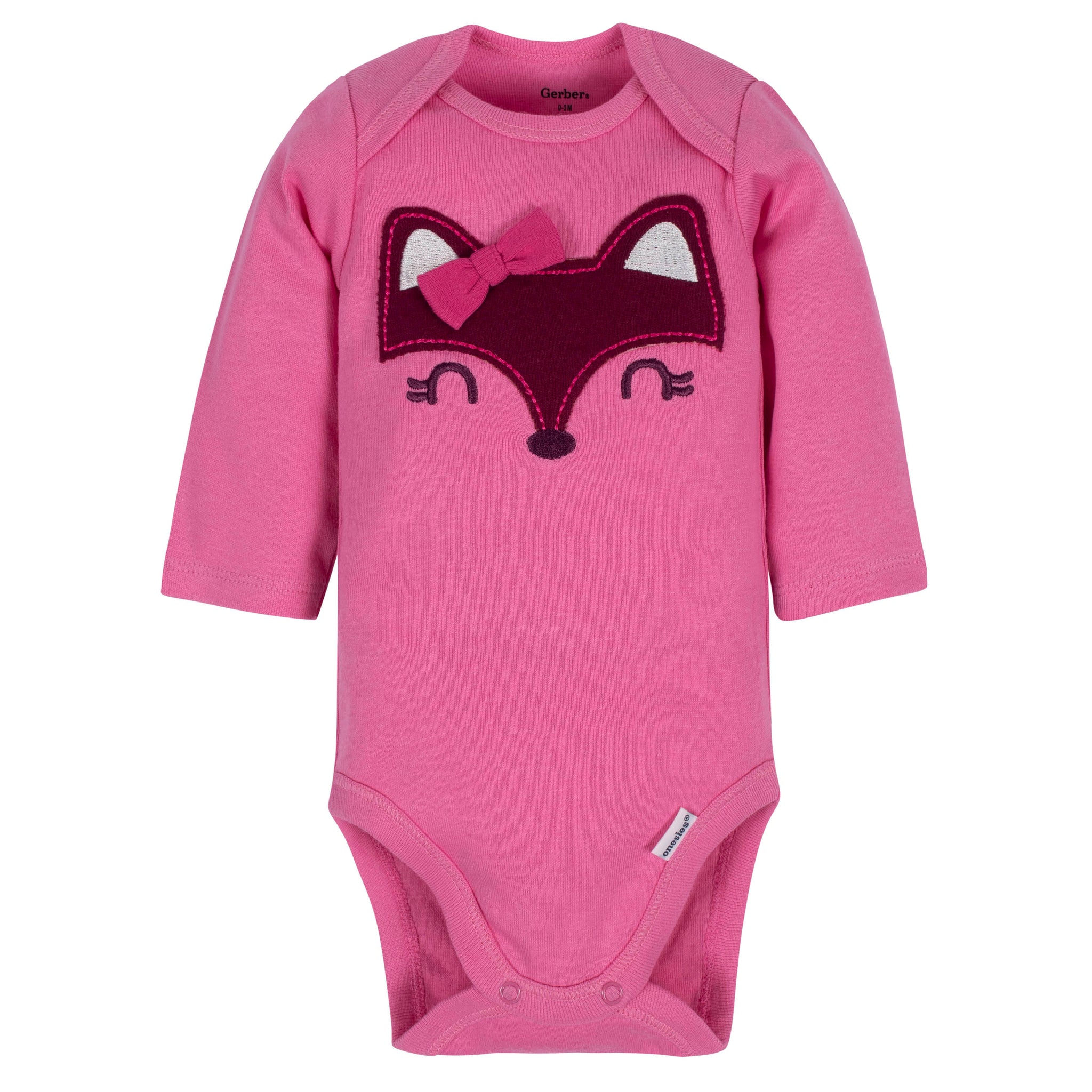 3-Piece Baby Girls Fox Bodysuit, Pant, & Cap Set-Gerber Childrenswear Wholesale