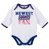 Baby Boys New York Giants 3-Piece Bodysuit, Pant and Cap Set-Gerber Childrenswear Wholesale