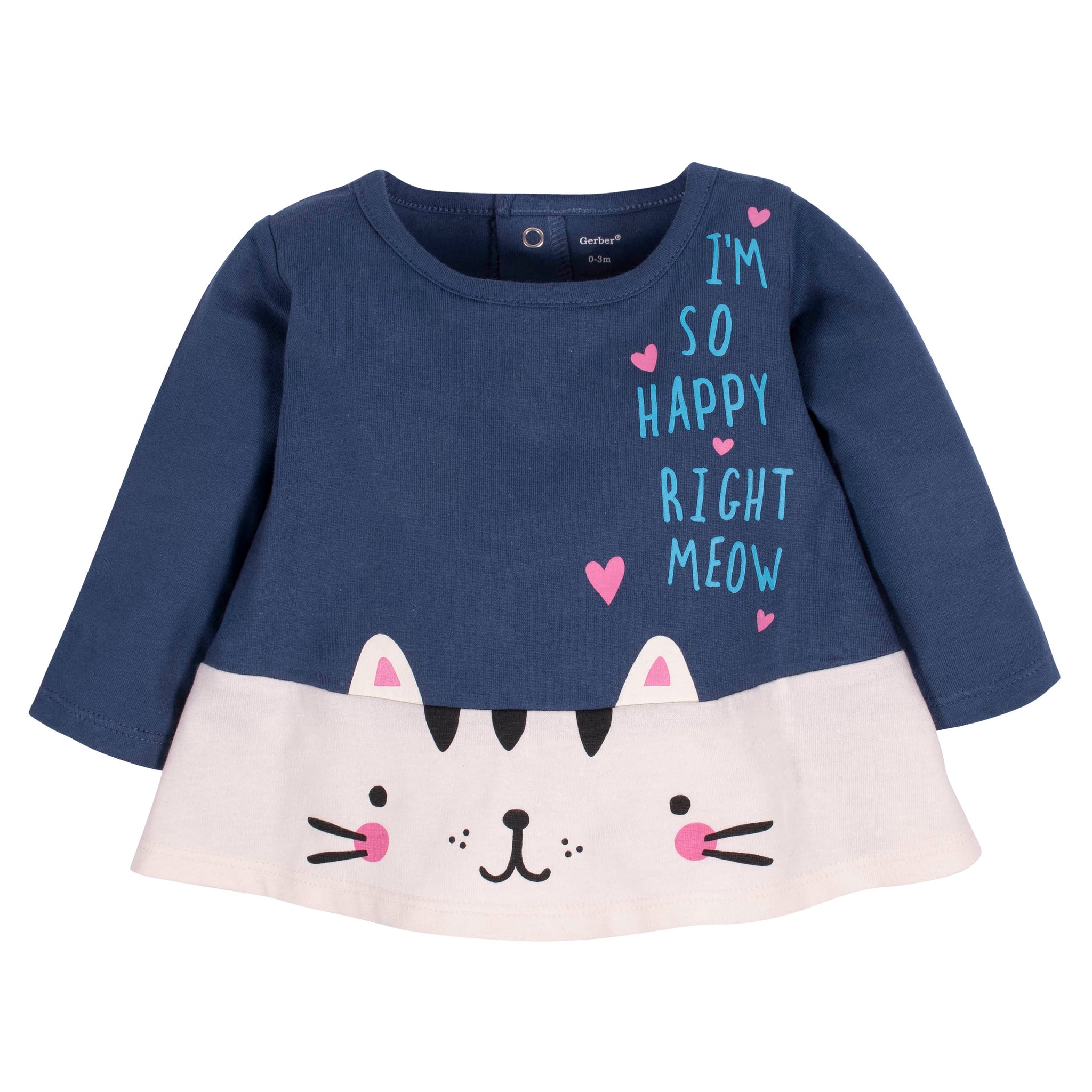 2-Piece Baby Girls Kitty Tunic and Legging Set-Gerber Childrenswear Wholesale