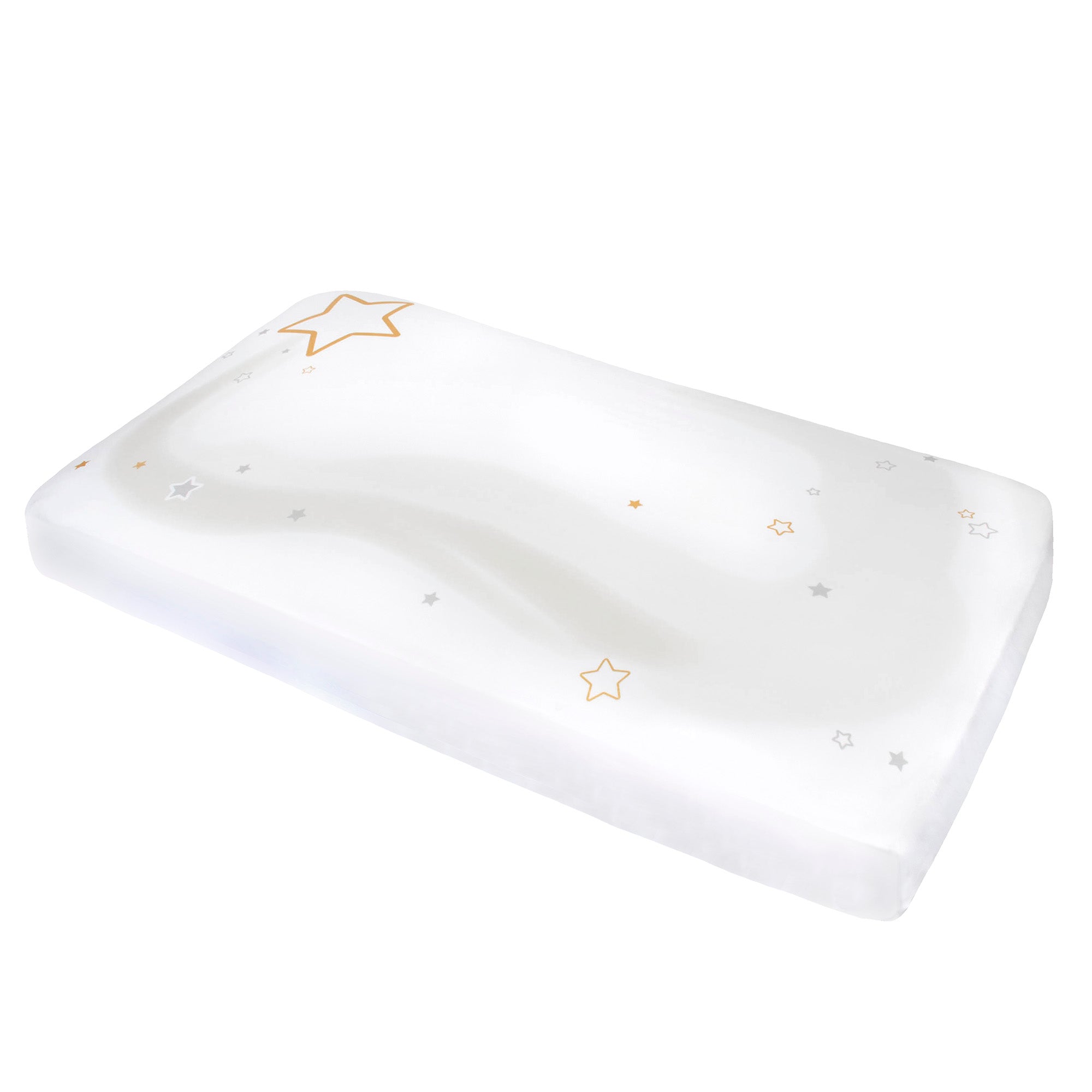 Baby Neutral Sparkle Star Fitted Crib Sheet-Gerber Childrenswear Wholesale