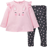 2-Piece Baby & Toddler Girls Bunny Tunic & Legging Set-Gerber Childrenswear Wholesale