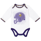 3-Piece Baby Boys Vikings Bodysuit, Pant, and Cap Set-Gerber Childrenswear Wholesale