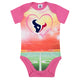 Houston Texans Baby Girls Short Sleeve Bodysuit-Gerber Childrenswear Wholesale