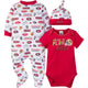 3-Piece Baby Boys 49Ers Bodysuit, Sleep 'N Play, & Cap Set-Gerber Childrenswear Wholesale
