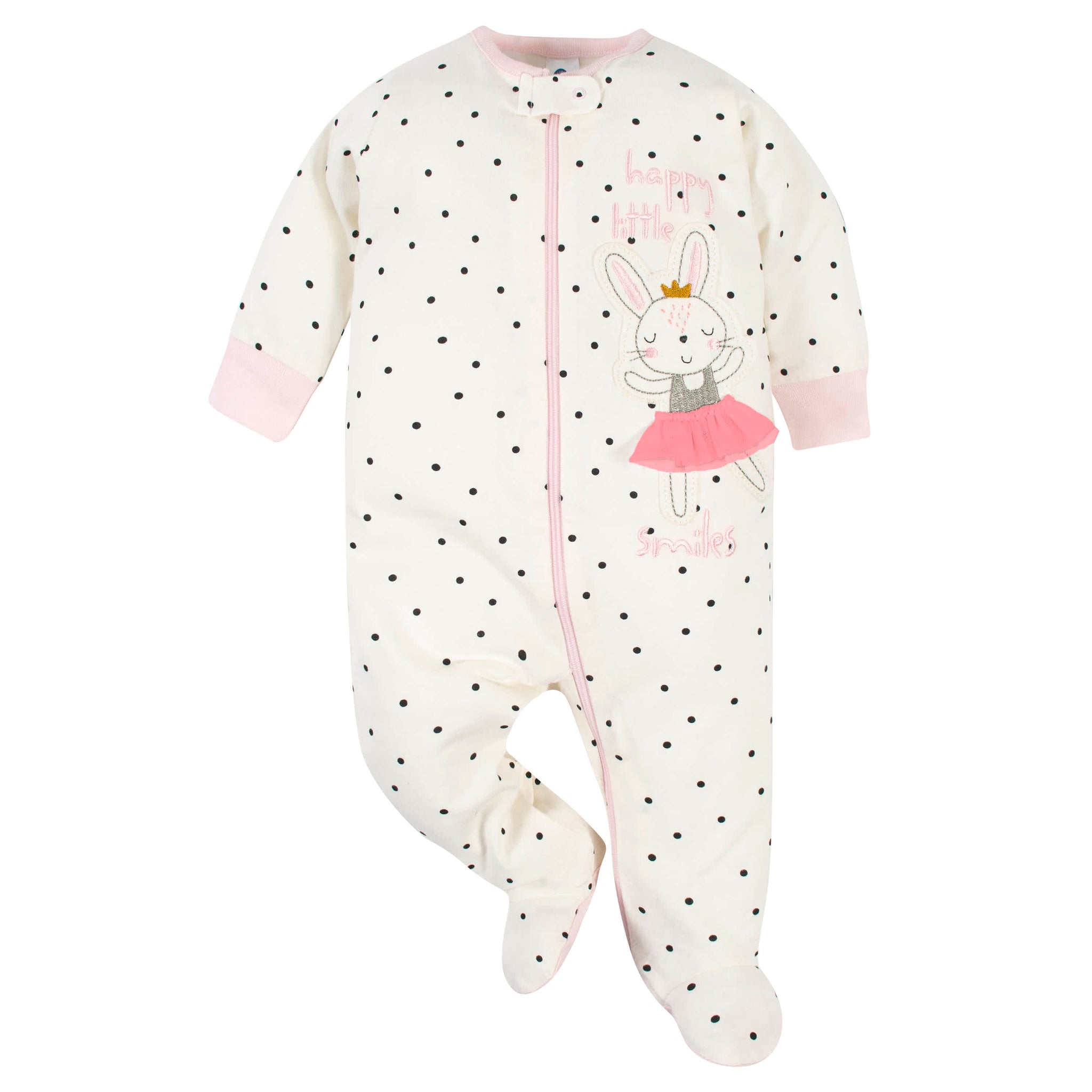 3-Pack Baby Girls Ballerina Sleep N Plays-Gerber Childrenswear Wholesale