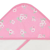 2-Pack Baby Girls Floral Hooded Towels-Gerber Childrenswear Wholesale