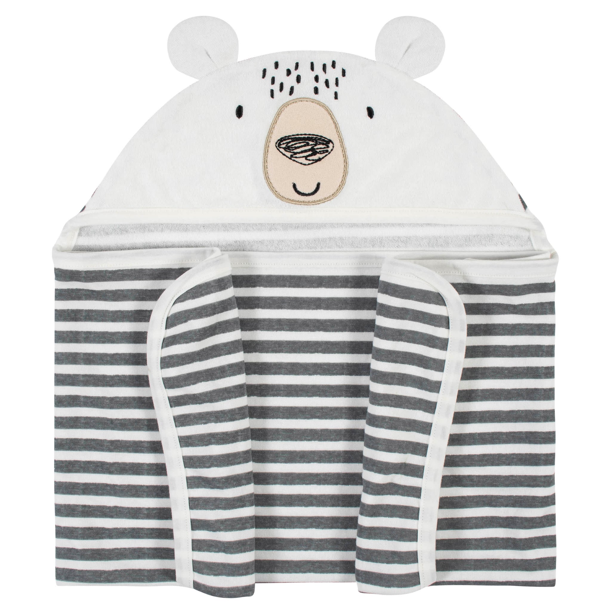 Baby Boys Bear Bath Wrap-Gerber Childrenswear Wholesale