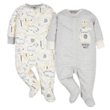 2-Pack Organic Baby Boys Jungle Sleep 'N Plays-Gerber Childrenswear Wholesale