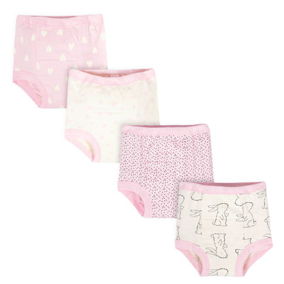 4-Pack Girls Bunny Training Pants-Gerber Childrenswear Wholesale