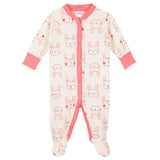 2-Pack Baby Girls Bunny Thermal Sleep N' Plays-Gerber Childrenswear Wholesale