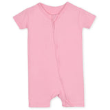 Baby Pink Lemonade Buttery Soft Viscose Made from Eucalyptus Snug Fit Romper-Gerber Childrenswear Wholesale